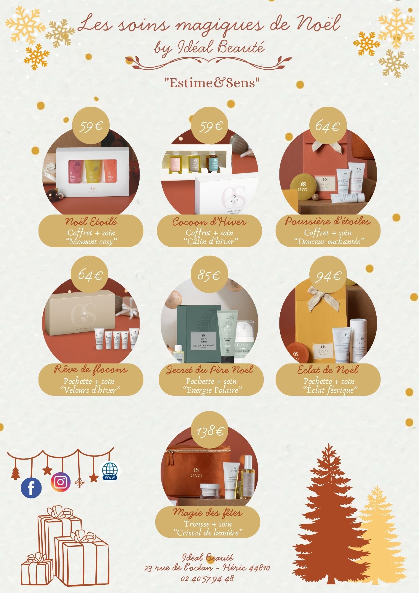 crate noël rouge estime&sens