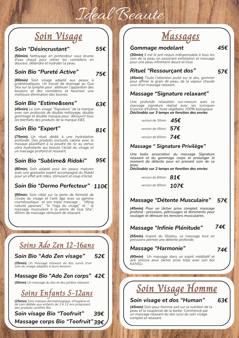 Copie de Beige Modern Esthetician Salon Flyer